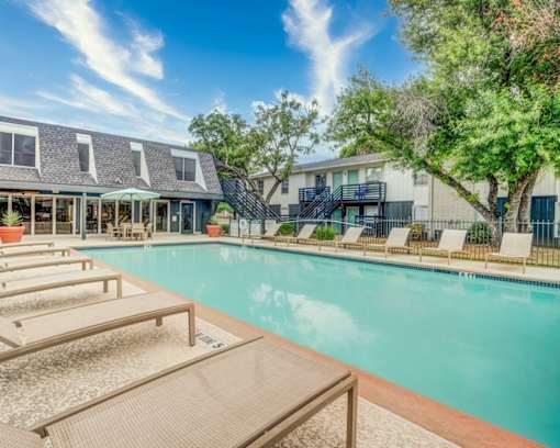 Swimming pool at The Wick, College Station, Texas
