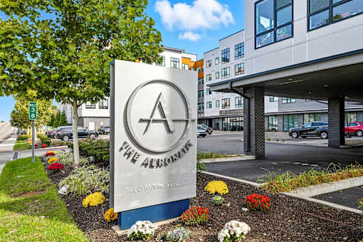 Property Sign at The Aeronaut, Massachusetts, 02190