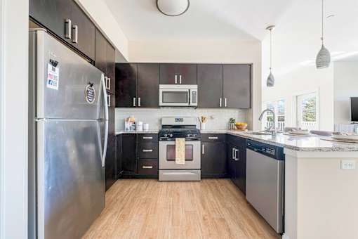 Fully Equipped Kitchen at Axis at Lakeshore, Massachusetts