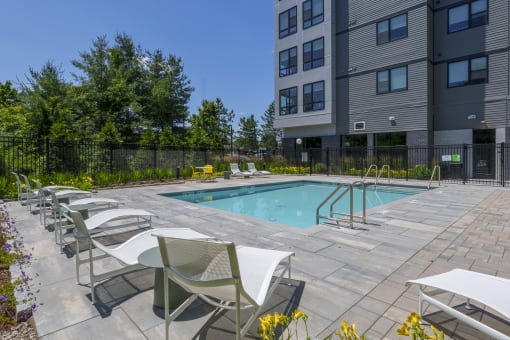 Outdoor Pool at The Aeronaut, Weymouth, Massachusetts