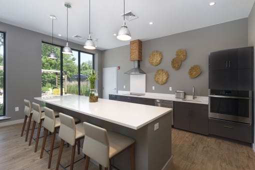Clubroom Kitchen at The Aeronaut, Massachusetts, 02190