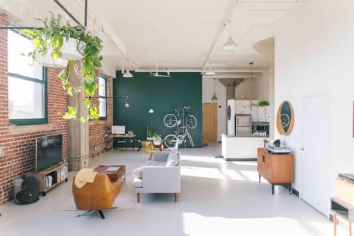 Staged unit interior