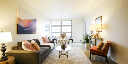 Staged livingroom