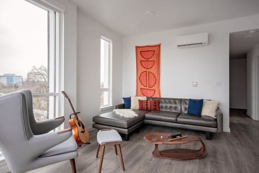 staged living room