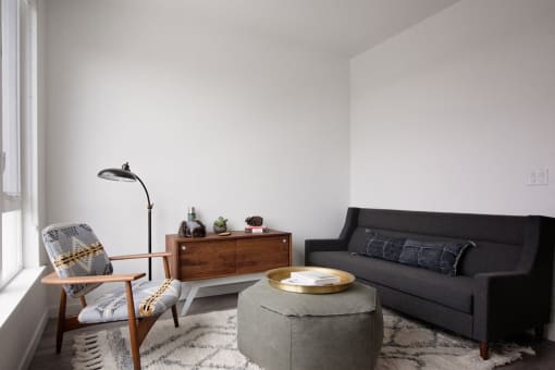 staged living room
