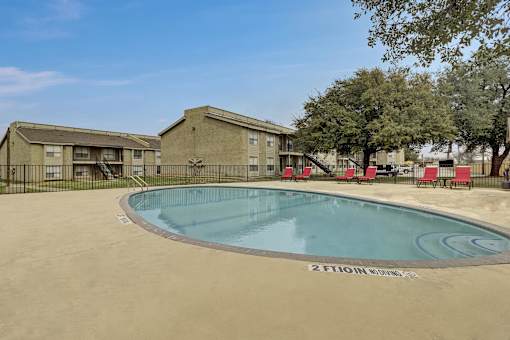 our apartments offer a swimming pool in front of our buildings