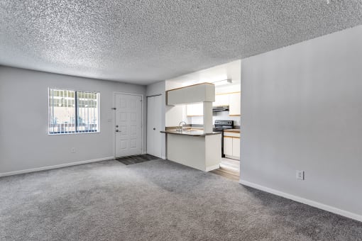 living room and kitchen at Windover Oaks Apartments, Titusville, 32780