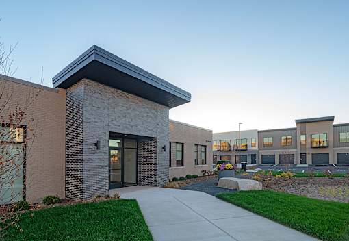 Front View at Alta Apartments, Pewaukee, Wisconsin