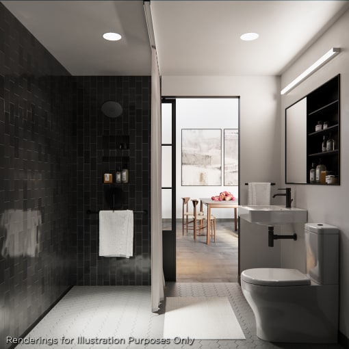 ArtLofts Unit Bathroom Rendering