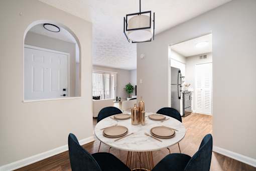 Dining Room at Mountain Place Apartments, Stone Mountain, GA