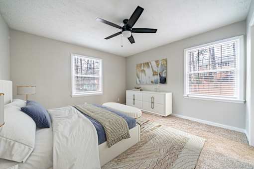Primary Bedroom at Mountain Place Apartments, Stone Mountain, Georgia