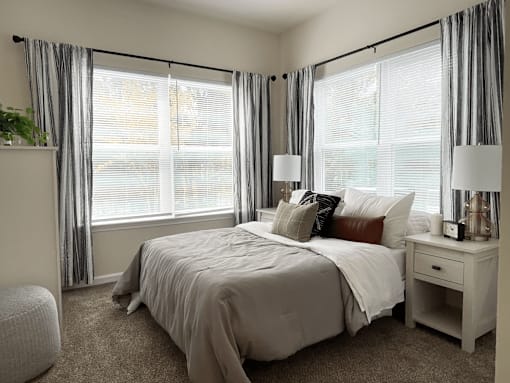 A bedroom with a large bed at Emery Village, Concord, NC