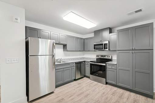 A kitchen at The Parker North Augusta, North Augusta, SC, 29841