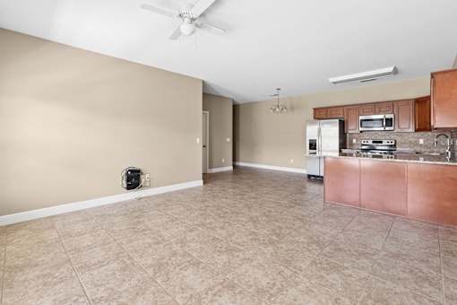 A kitchen with a refrigerator, microwave, and oven. at The Lory of Greenway Village Apartments, Kentucky, 42001