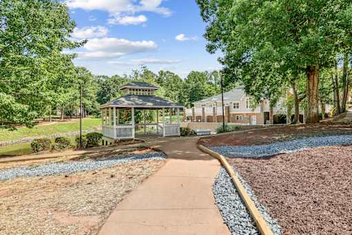 Outdoor area at Emerald Bay, Charlotte, NC, 28217