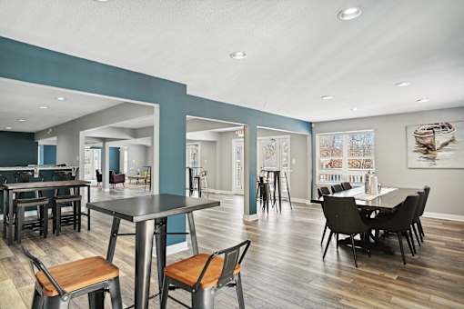 Common dinning area at Emerald Bay, Charlotte, North Carolina