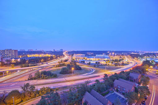 Alexandria at night