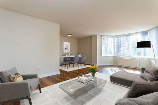 Living and dining room