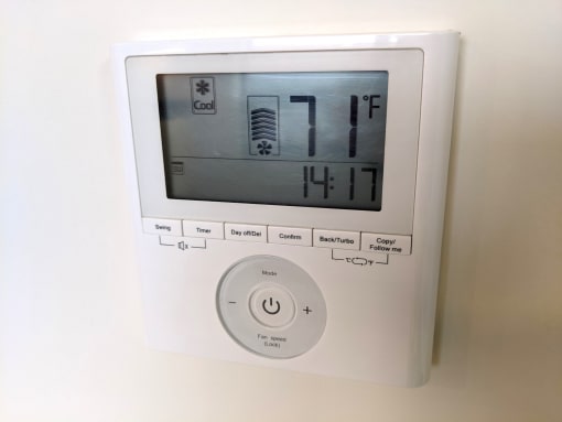 Digital thermostat, Beecher Terrace I, Louisville, KY