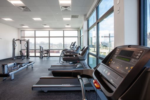 Fitness center with work-out machines-Beecher Terrace Senior, Louisville, KY