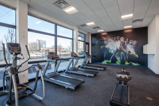 Fitness center with workout machines-Beecher Terrace Senior, Louisville, KY