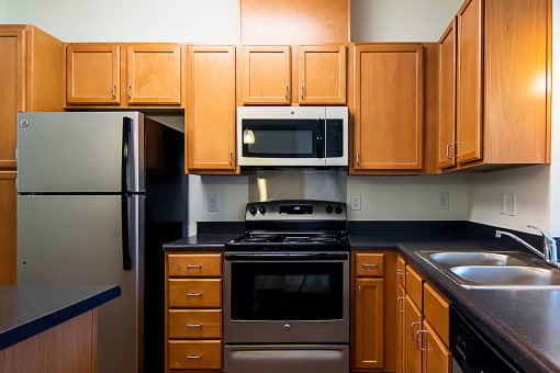 Townhouse kitchen-The Lofts at Southside, Durham, NC
