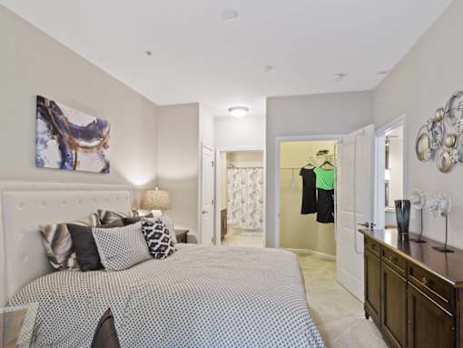 Bedroom With Closet at The Beacon at Waugh Chapel, Gambrills, MD