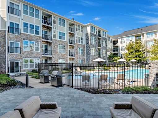 Poolside Lounge Area at The Beacon at Waugh Chapel, Maryland
