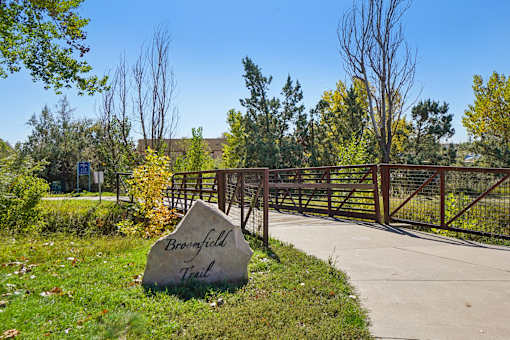 Entry Signage at Deer Crest Apartments, Broomfield, CO
