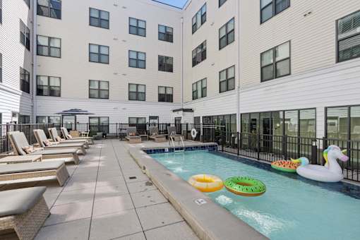Small Pool at The View at Old City, Philadelphia, Pennsylvania