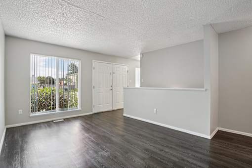 Unfurnished Living Area at Aspen Townhomes, Colorado Springs, CO