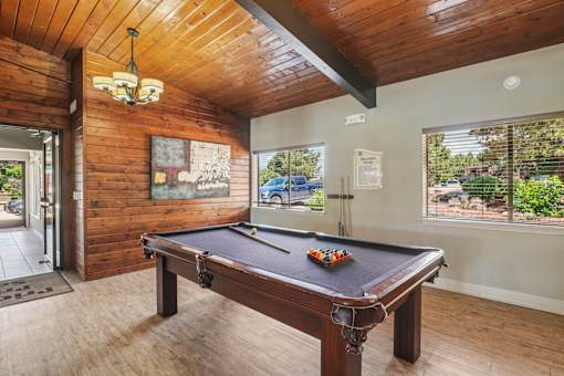 Pool Table at University Village Apartments, Colorado