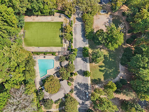 Drone View at Canopy Glen, Georgia