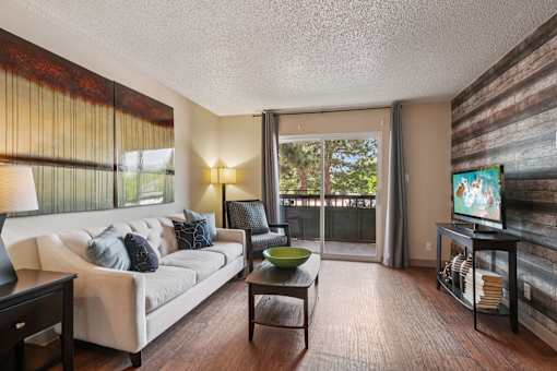 Modern Living Room at University Village Apartments, Colorado, 80918
