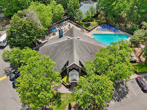 Aerial View at University Ridge Apartments, North Carolina, 27707