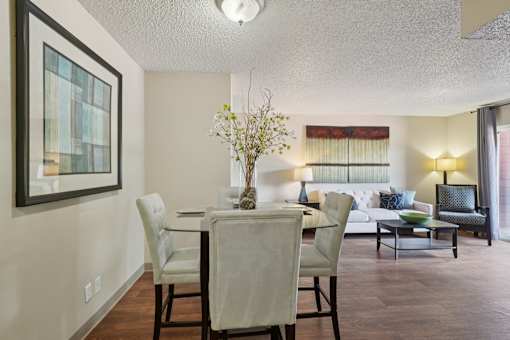 Elegant Dining Area at University Village Apartments, Colorado