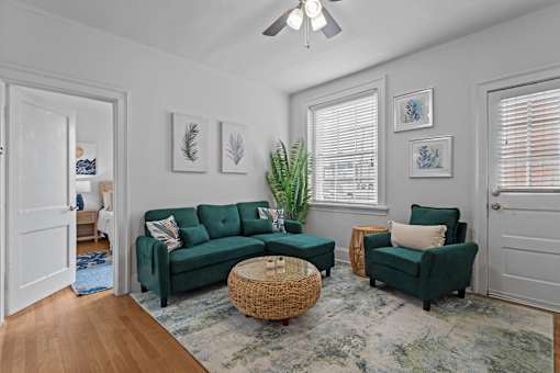 Spacious Living Area at The Collection of Historic Richmond, Virginia