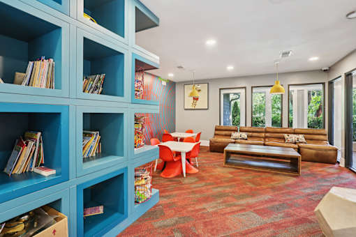 Library Area at Canopy Glen, Georgia, 30093