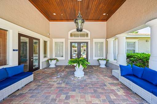 Outdoor Patio at Heritage Bay, Jensen Beach, FL