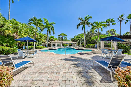 Poolside Relaxing Chairs at Heritage Bay, Jensen Beach