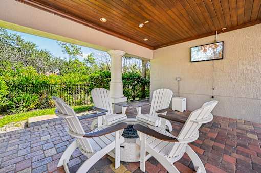 Outdoor Firepit Patio at Heritage Bay, Florida, 34957