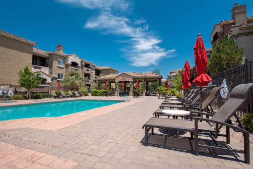Poolside Relaxing Area at Broadstone Towne Center, Albuquerque, NM, 87106