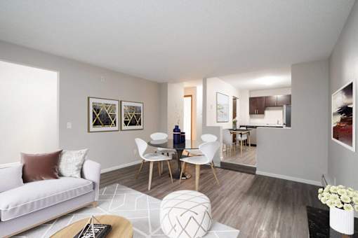 living and dining at Glen at Burnsville, Burnsville Minnesota