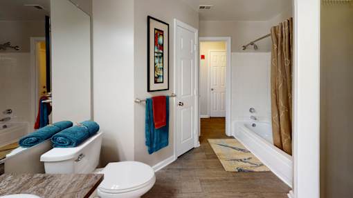 Full Bathroom at Heritage at Waters Landing, Germantown, Maryland