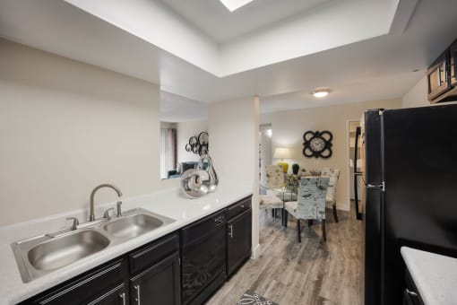 Kitchen at Woodland Hills Apartments, Colorado Springs
