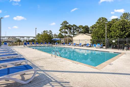 Pool View at River Crossing Apartments, Thunderbolt, Georgia