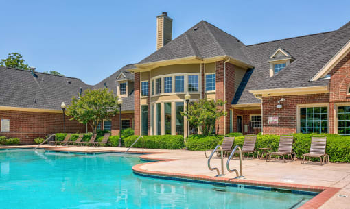 Swimming Pool at Bridford Lake Apartments, Greensboro