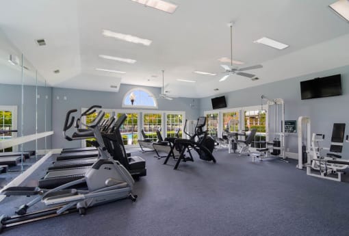 Fitness Center at Bridford Lake Apartments, North Carolina
