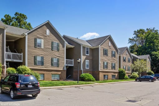 Elegant Exterior View at BrookStone Village, Cincinnati