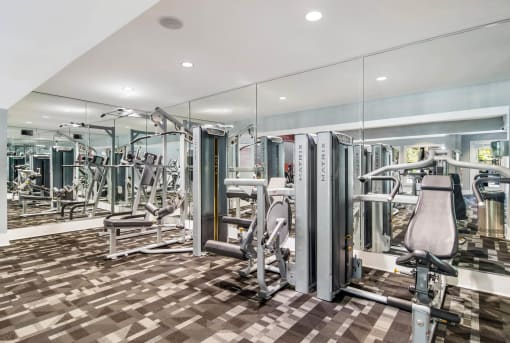 Fitness Center Equipment at Canopy Glen, Norcross, Georgia